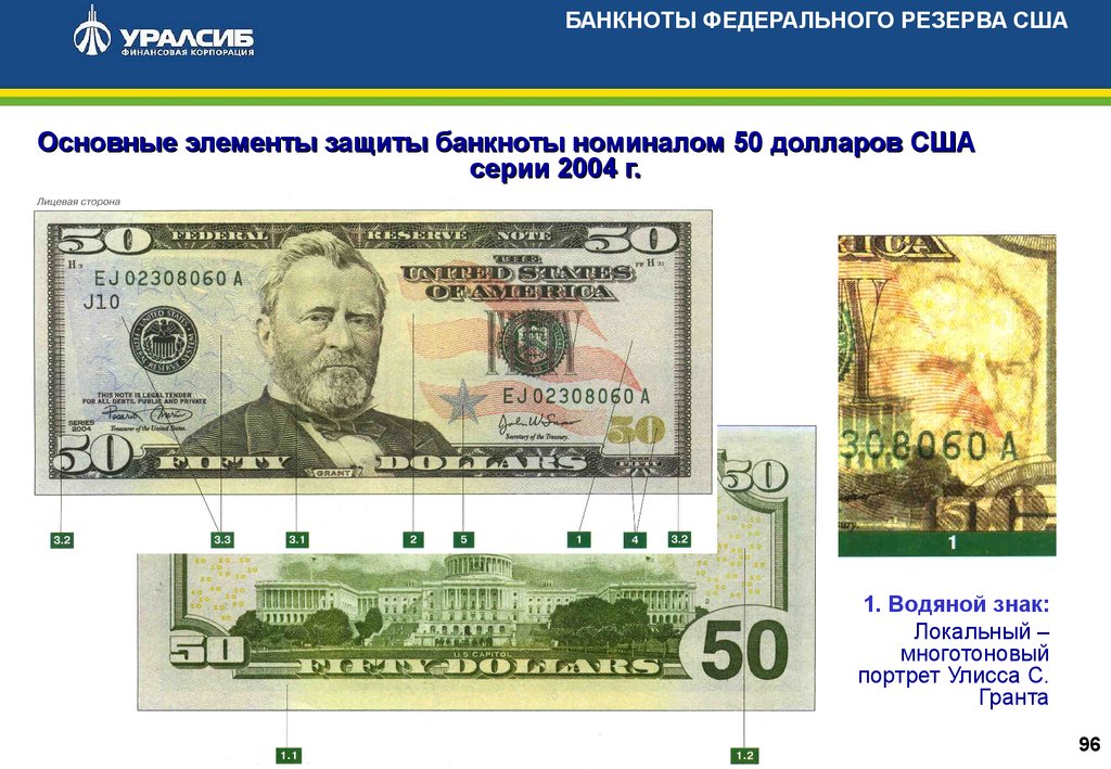 Какие номиналы долларов сша выпускались в образце 2004 года